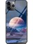 Apple iPhone 12/12 Pro Uyumlu Desen Baskılı Temperli Cam + Tpu Hibrit Kılıfı - Çok Renkli (Yurt Dışından) 1