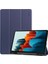 Samsung Galaxy Tabs7 Deri Tablet Kılıfı - Koyu Mavi (Yurt Dışından) 1
