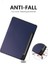 Samsung Galaxy Tabs7 Deri Tablet Kılıfı - Koyu Mavi (Yurt Dışından) 3