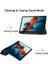 Samsung Galaxy Tabs7 Deri Tablet Kılıfı - Koyu Mavi (Yurt Dışından) 5
