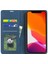 Apple iPhone 13 Pro Max 6.7 Inç Uyumlu Deri Cüzdan Telefon Kılıfı - Mavi (Yurt Dışından) 2