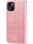Apple iPhone 13 6.1 Inç Uyumlu Deri Cüzdan Telefon Kılıfı - Pembe Altın (Yurt Dışından) 2