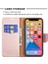 Apple iPhone 13 Pro 6.1 Inç Uyumlu Deri Cüzdan Telefon Kılıfı - Pembe Altın (Yurt Dışından) 5