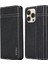 Apple iPhone 13 Pro 6.1 Inç Uyumlu Kart Yuvalı Deri Telefon Kılıfı - Siyah (Yurt Dışından) 1