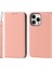 Apple iPhone 13 Pro 6.1 Inç Uyumlu Çizilmeye Dayanıklı Deri Telefon Kılıfı - Pembe (Yurt Dışından) 1