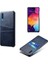 Pu Deri Kaplamalı Samsung Galaxy A50 / A50S / A30S Için Telefon Kılıfı - Mavi (Yurt Dışından) 1