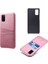 Pu Deri Kaplamalı Samsung Galaxy A41 Için Telefon Kılıfı - Açık Pembe (Yurt Dışından) 2