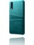 Pu Deri Kaplamalı Samsung Galaxy A70 Için Telefon Kılıfı - Yeşil (Yurt Dışından) 3