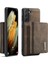 M1 Serisi Deri Tpu + Pc Samsung Galaxy S21 + 5g Için Telefon Kılıfı - Koyu Kahverengi (Yurt Dışından) 1