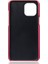 Apple iPhone 13 Mini Için Pu Deri + Pc Çift Kart Yuvalı Telefon Kılıfı - Pembe (Yurt Dışından) 5