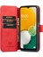 Pu Deri Samsung Galaxy A13 5g Için Telefon Kılıfı - Kırmızı (Yurt Dışından) 4
