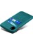 Apple iPhone 11 Pro Max Için Çift Kart Yuvalı Pu Deri Kaplamalı Sert Pc Telefon Kılıfı - Yeşil (Yurt Dışından) 4