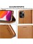 Apple iPhone 12 Pro Max Için Standlı Cüzdan Tasarımlı Deri Telefon Kılıfı - Kahverengi (Yurt Dışından) 3