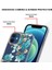 Apple iPhone 12 Için Lb5 Serisi Çiçek Desenli Galvanik Imd Iml Tpu Telefon Kılıfı - Mavi Gül (Yurt Dışından) 4