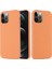 Apple iPhone 13 Pro Max 6.7 Inç Uyumlu Silikon Manyetik Telefon Kılıfı - Turuncu (Yurt Dışından) 1