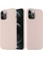 Apple iPhone 13 Pro Max 6.7 Inç Uyumlu Silikon Manyetik Telefon Kılıfı - Açık Pembe (Yurt Dışından) 1