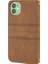 Apple iPhone 11 Için Desenli Pu Deri + Tpu Bilek Kayışlı Telefon Kılıfı - Kahverengi (Yurt Dışından) 5