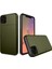 Apple iPhone 11 Pro 5.8 Inç Kart Tutuculu Plastik + Tpu Hibrit Telefon Kılıfı - Yeşil (Yurt Dışından) 1