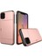 Apple iPhone 11 Pro 5.8 Inç Kart Tutuculu Plastik + Tpu Hibrit Telefon Kılıfı- Pembe Altın (Yurt Dışından) 1