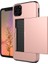 Apple iPhone 11 Pro 5.8 Inç Kart Tutuculu Plastik + Tpu Hibrit Telefon Kılıfı- Pembe Altın (Yurt Dışından) 4