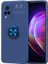 Vivo V21 Kılıf Ultra Korumalı Yüzüklü Manyetik Ravel Silikon + Tam Kaplayan 6d Nano Ekran Koruyucu 1