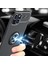 Apple Iphone 13 Mini Kılıf Ultra Korumalı Yüzüklü Manyetik Ravel Silikon + Tam Kaplayan 6d Nano Ekran Koruyucu 4
