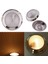 Paslanmaz Çelik 12 V Araba Yuvarlak Tavan Dome Çatı Iç Işık Lambası 138MM 2