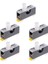 5 Takım FS101 ile Dın Raylı Plastik Sigorta Tutucu Baz Sigortalar 250 V 10A 6X30MM 1