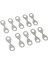 10 Parça Düz Metal Araba Sigorta Vw Audi Seat Skoda Ford 70A 4
