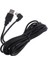 Evrensel Mini USB Şarj Kablosu 5 V 2A 90 Derece Sağ Dvr Gps Şarj 3