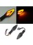 2 x Evrensel Ön ve Arka Motosiklet Amber LED Dönüş Sinyali Göstergesi Blinker 2