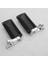 2 Adet Gümüş Siyah 43CC 47CC 49CC Mini Cep Bisiklet Pit Bisiklet Footpegs Footrest 3