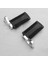 2 Adet Gümüş Siyah 43CC 47CC 49CC Mini Cep Bisiklet Pit Bisiklet Footpegs Footrest 4
