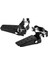 Motosiklet Arka ve Ön Retro Katlanır Footrests Footpeg Evrensel Siyah(Yurt Dışından) 2