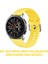 Honor Watch Magic 2 (46MM) Uyumlu 22MM Silikon Kordon (Sarı) 2