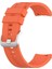 Honor Watch Magic 2 (46MM) Uyumlu 22MM Silikon Kordon Turuncu 1