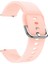 Amazfit Gts Uyumlu 20MM Silikon Kordon Açık Pembe 2