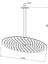 Ankastre Duş Başlığı Oval Slim Metal Ø40 cm ADS24 2