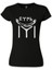 LordT-Shirt Türk Kayı Boyu Bayrak - Logo Siyah Bayan Tshirt 1