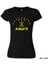LordT-Shirt T-Shirt Adige Bayrağı- Kafkasya Çerkes Siyah Bayan Tshirt 2