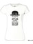 LordT-Shirt T-Shirt Charlie Chaplin - Curtain Beyaz Bayan Tshirt 2