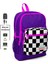 Kids Mor Dama Desenli USB Şarjlı Kulaklık Çıkışlı Okul Sırt Çantası 23802 1