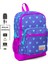Kids Kalp Desenli Lavanta Pembe USB Şarjlı Kulaklık Çıkışlı Okul Sırt Çantası 23806 1