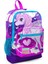 Kids Dört Bölmeli Mor Pembe Ünicorn Desenli Ilkokul Çantası USB Şarjlı Kulaklık Çıkışlı 23808 1