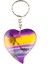 Ahşap Renkli Kalp Figürlü Anahtarlık 1
