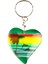 Ahşap Renkli Kalp Figürlü Anahtarlık 3