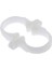 2x Abs Plastik Motosiklet Splash Guard Ön Fender Braketi Honda CB400 Için 3