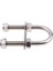 316 Deniz Sınıfı Tekne Paslanmaz Çelik U-Bolt M10 50X90 x 43MM U Cıvata 4