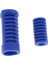 Kauçuk Dişli Kolu Pedal Kayması Motosiklet Footrest Footpeg Ped Kapak Mavi 2