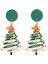 1 Çift Noel Saplama Küpe Kadınlar Için Küpe Kızlar Için Xmas Hafif D 1